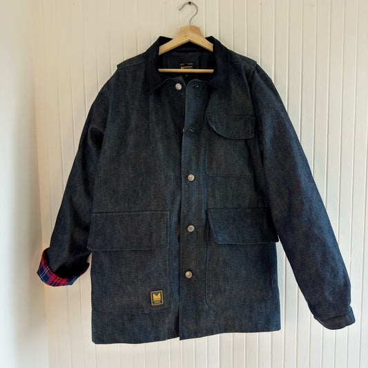 Maroon Durable Goods Yard Coat - Indigo Kuroki Japanese Denim - Ultra Rare - Individually Numbered [XX/12]
