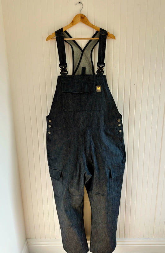 Maroon Durable Goods Guerilla Warfare Dungaree (Overalls) - Indigo Kuroki Japanese Denim - Ultra Rare - Individually Numbered [XX/12]